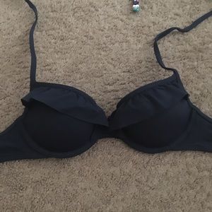 navy blue gilly hicks bikini top